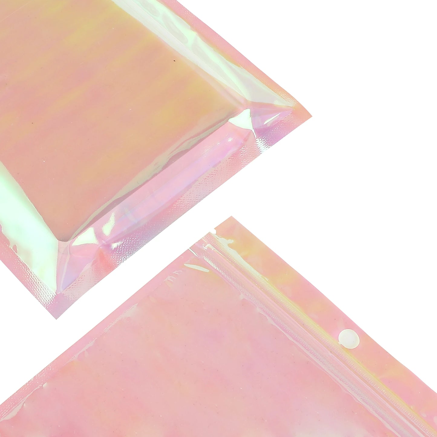 VoluPack Eco Friendly Clear Mylar Bags Holographic Reusable Pouches
