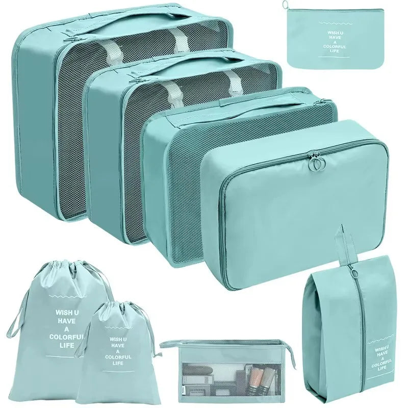Travel Organizer Packing Cubes Set 7 To 11 Pcs Polyester Bags