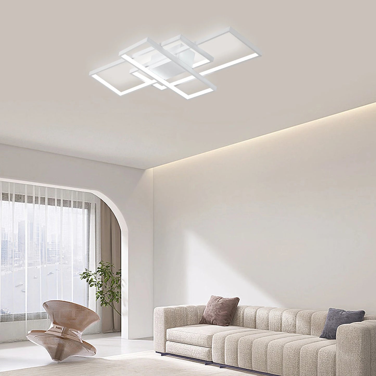 Ceiling Light Flush Mount Fixture 80W For Kitchen Living Room