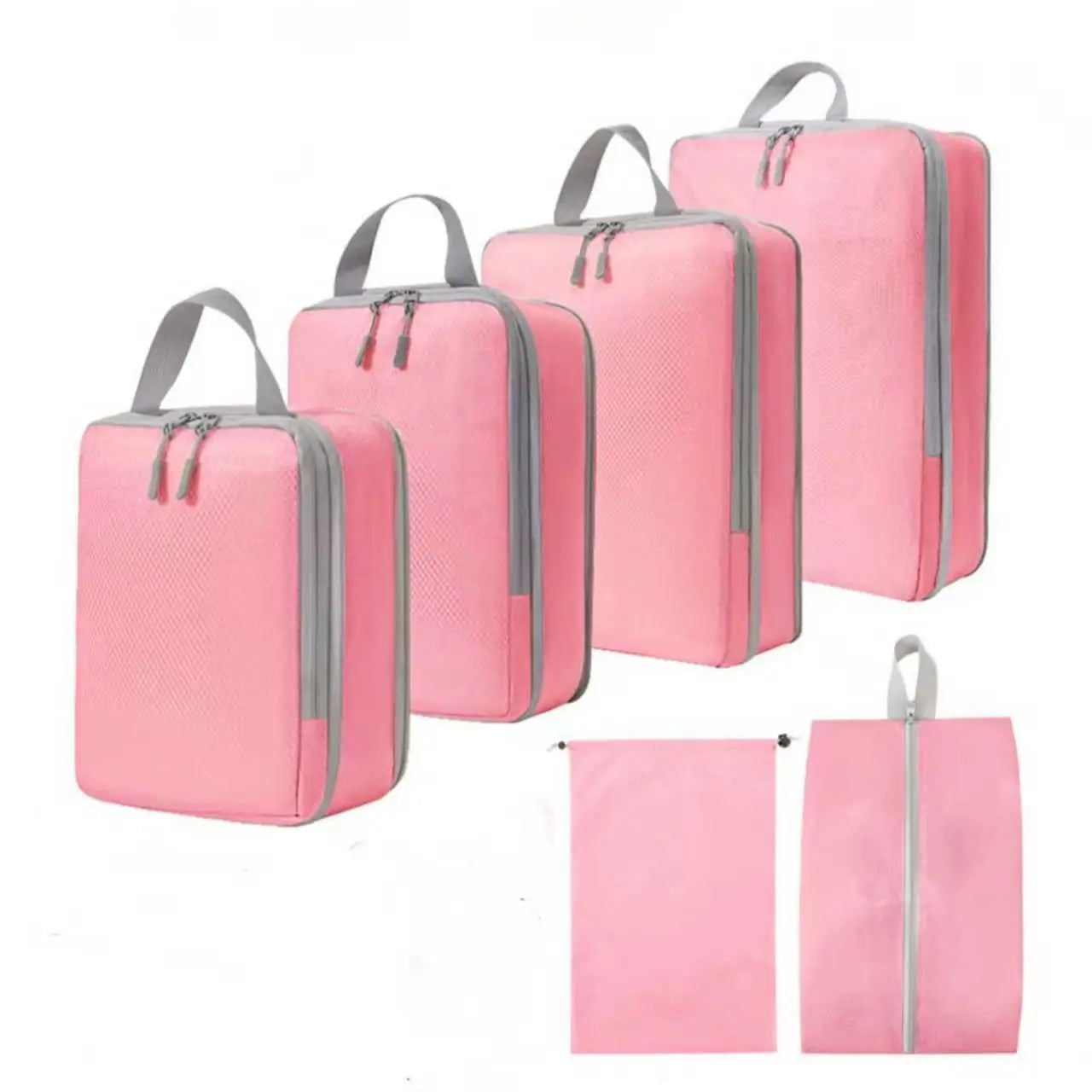 Expandable Luggage Compression Bags Set For Space Saving Travel Storage