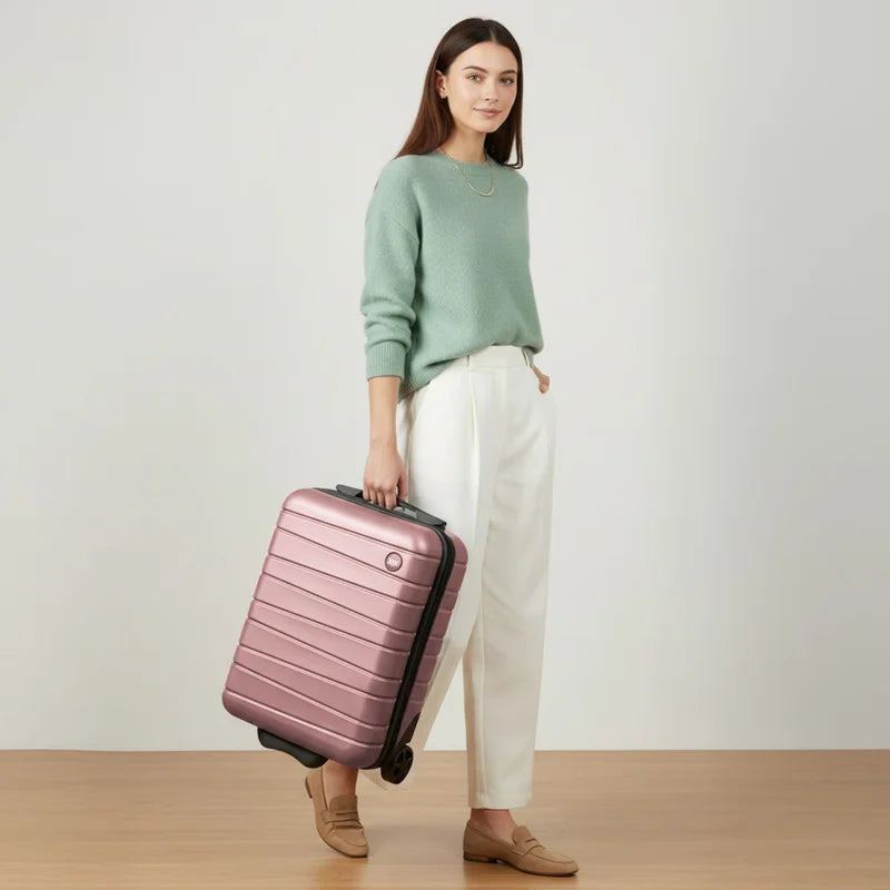 Lightweight Hardside Carry-On Luggage for Travel Unisex Durable