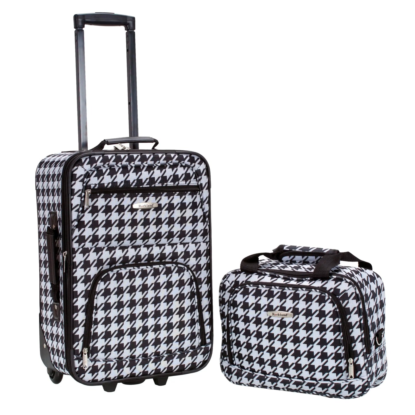 Fashion Softside Luggage Set Expandable Tote And Upright