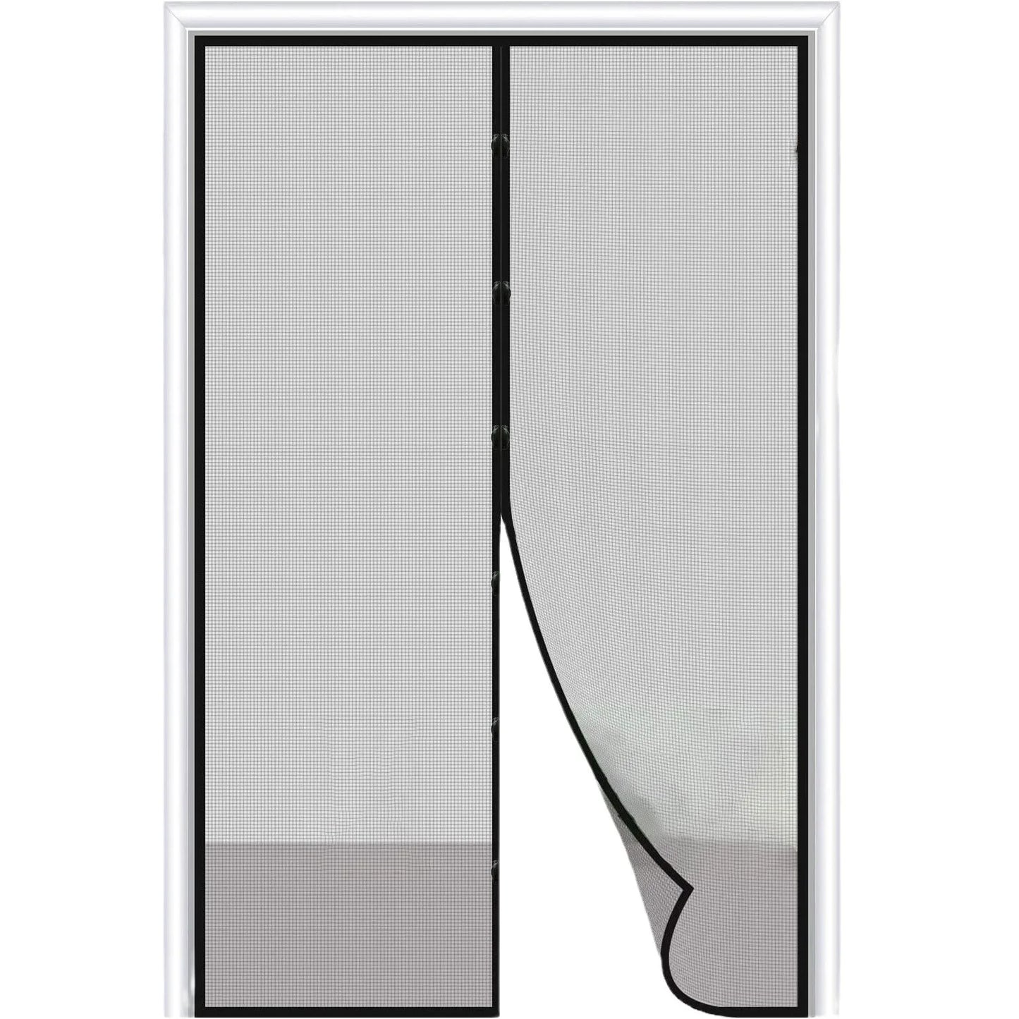 Magnetic Door Screen Net Mosquito Barrier Curtain For Indoor Use