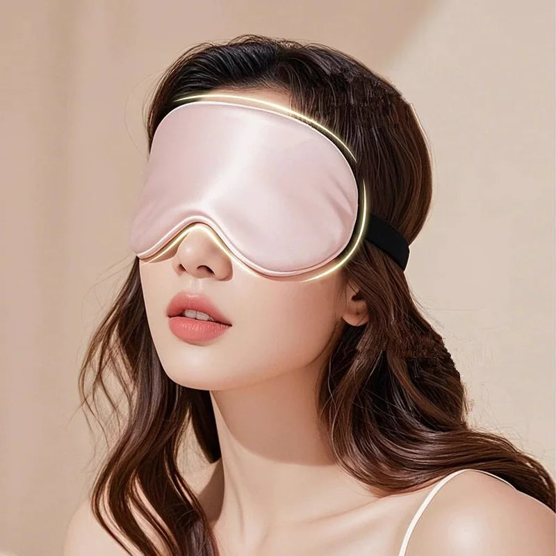 Double Sided Silk Sleep Eye Mask Light Blocking Travel Breathable