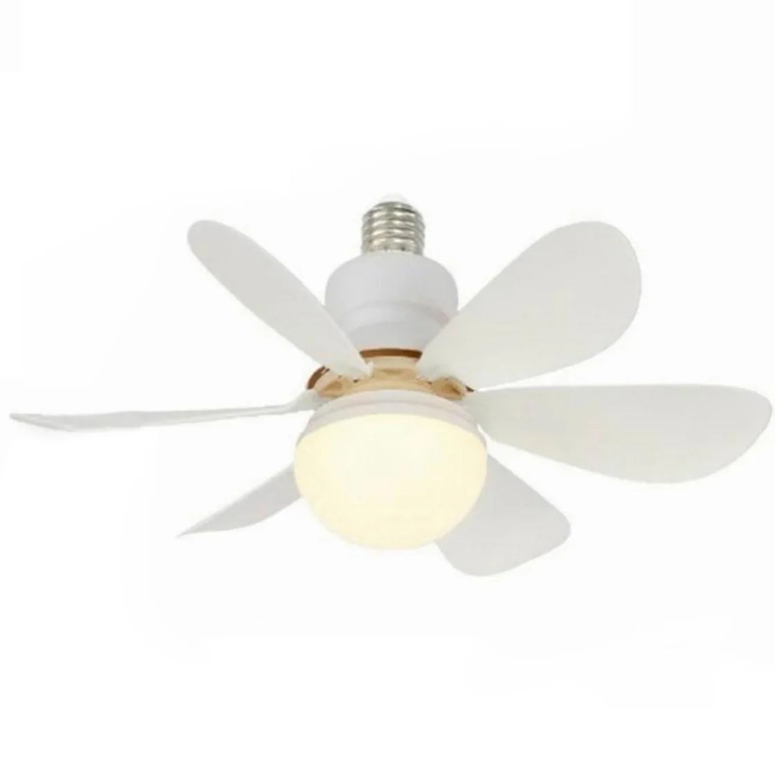 Ceiling Fan With Remote LED Light E27 Base Silent Bedroom