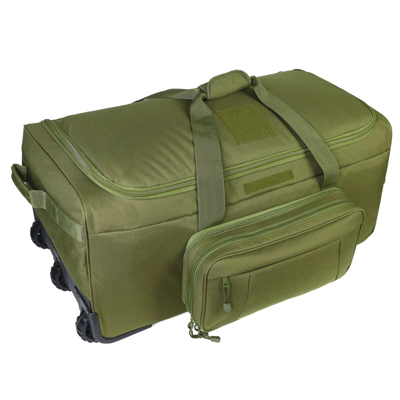 Q Tactical Rolling Duffel Bag for Travel and Camping Luggage