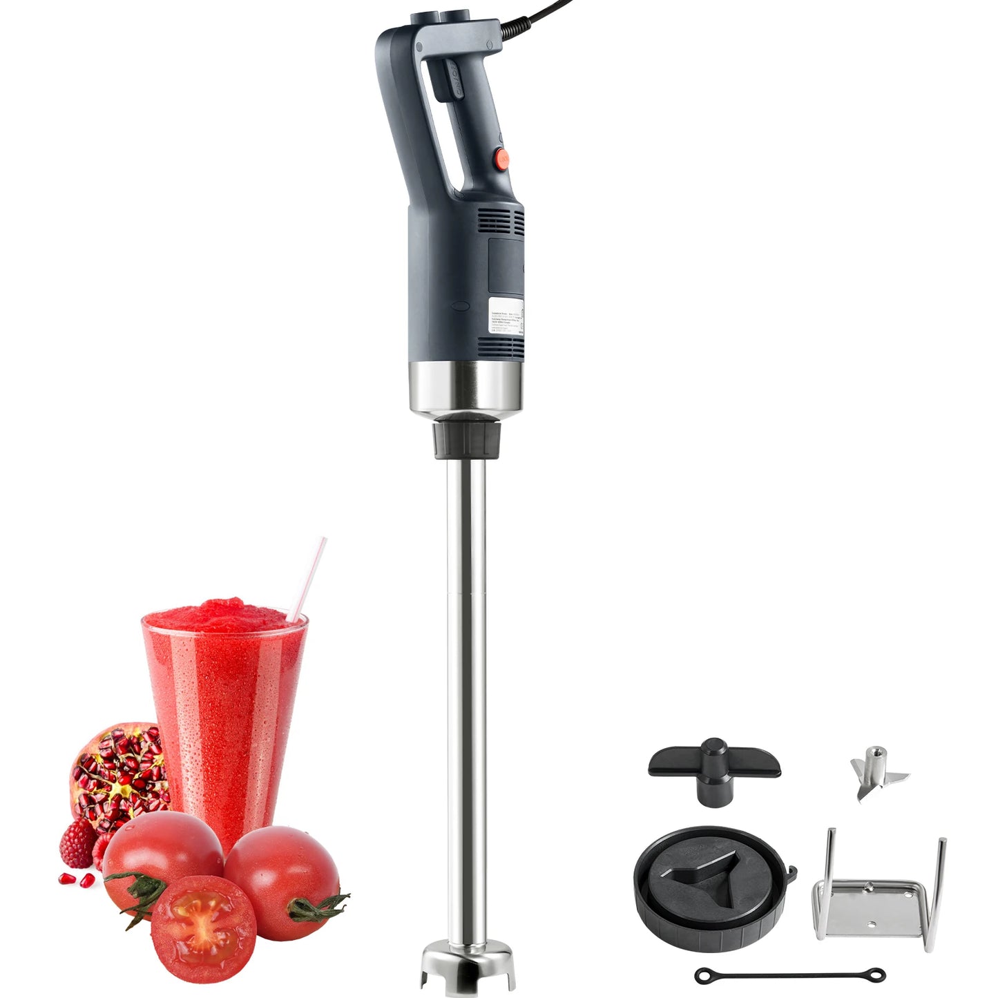SucceBuy Commercial Immersion Blender 500W Heavy Duty Kitchen Stick Mixer
