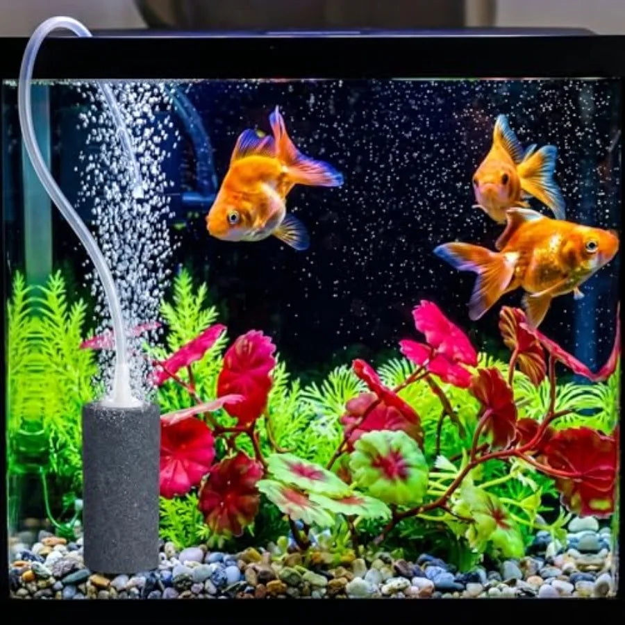 Cylinder Air Stone for Aquarium 24 Pack Sintered Mineral Diffuser