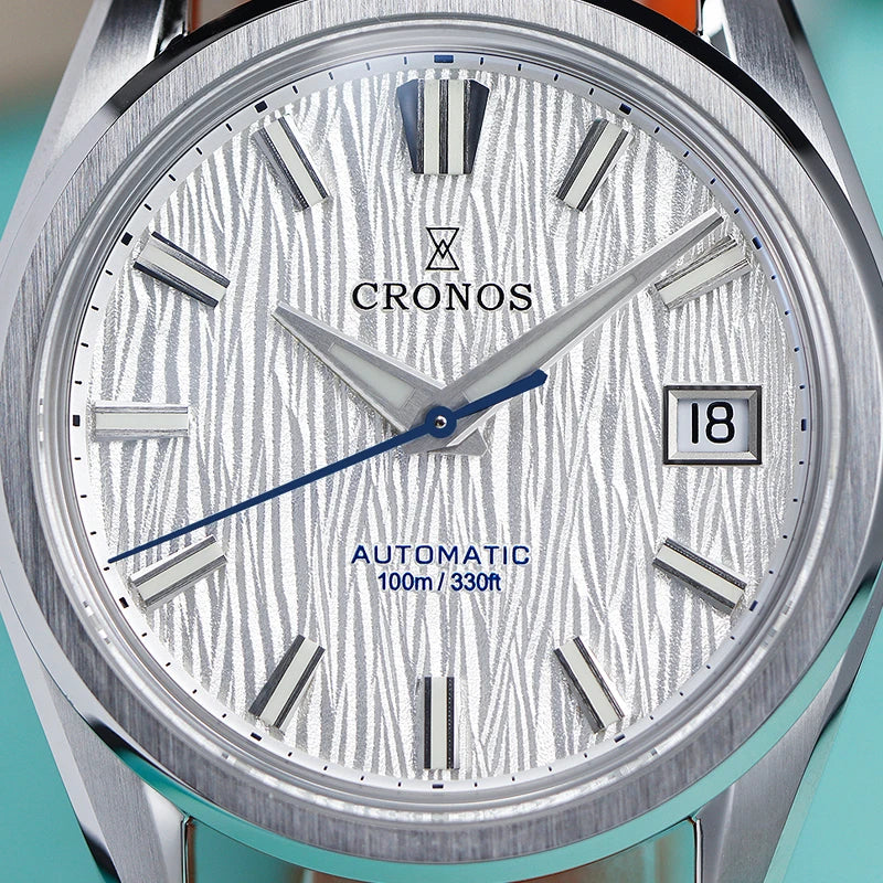Cronos L6048M Automatic Men Watch Miyota 9015 Movement Sapphire Dial 10 ATM