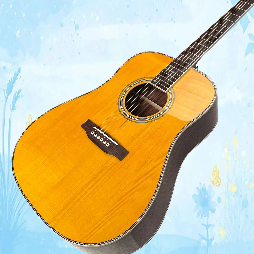 D-28CW Clarence White Acoustic Guitar With Solid Spruce Top