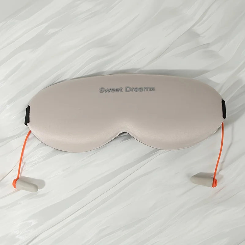 3D Contoured Sleep Mask With Earplugs For Travel Home Office
