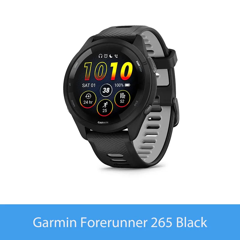Garmin Forerunner 265 GPS Smartwatch AMOLED Heart Rate Monitoring