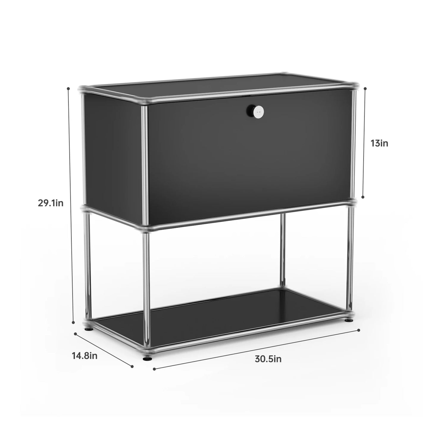 Modern Stainless Steel Storage Cabinet For Living Room TV Stand
