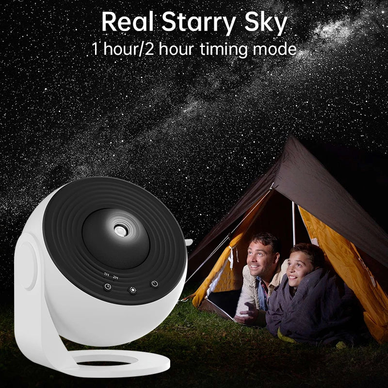 AUSYLE Night Light Galaxy Projector Starry Sky 360 Degree Kids Planetarium Lamp