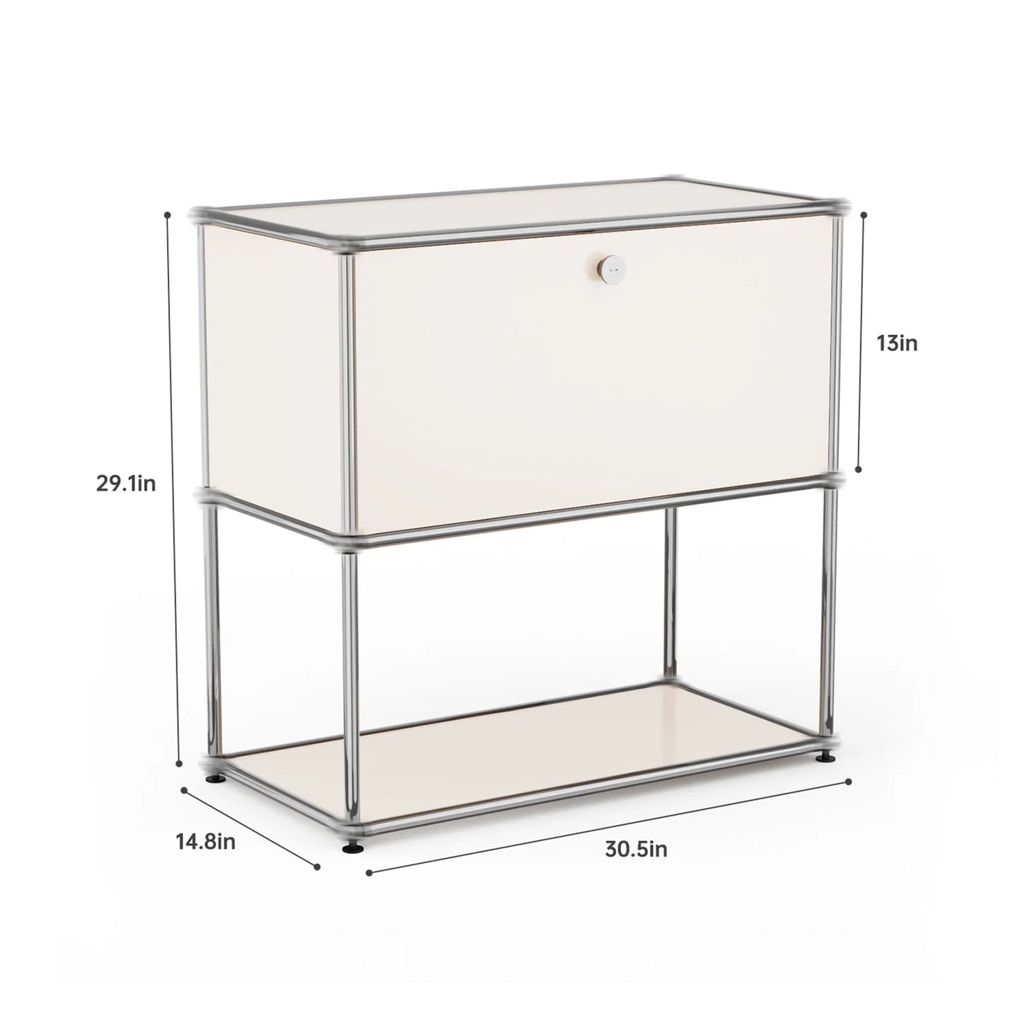 Modern Stainless Steel Storage Cabinet For Living Room TV Stand