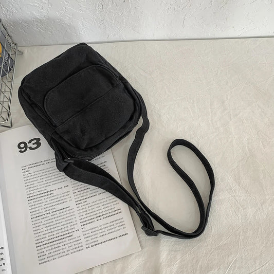 Canvas Crossbody Bag For Women Adjustable Strap Satchel Purse Travel