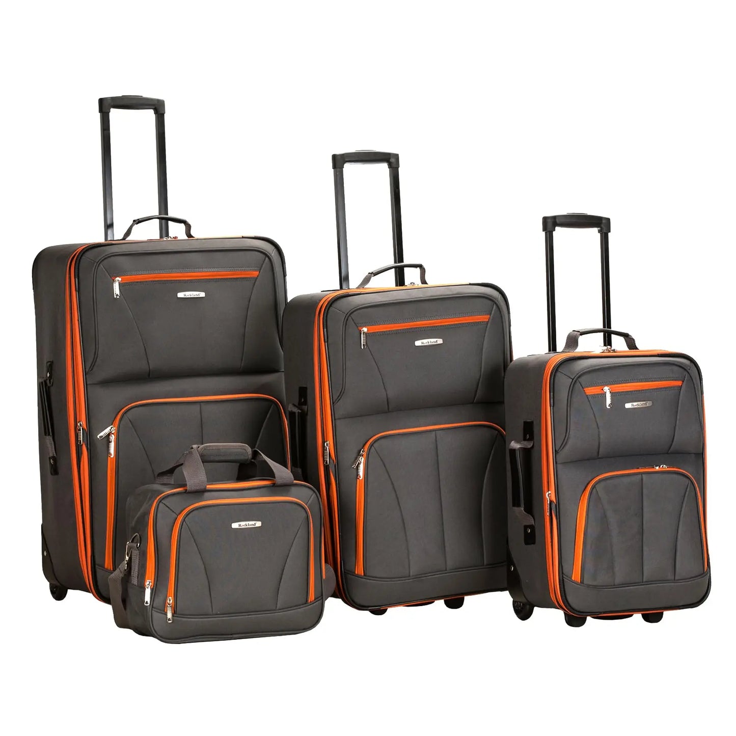 Fashion Softside Luggage Set Expandable Tote And Upright
