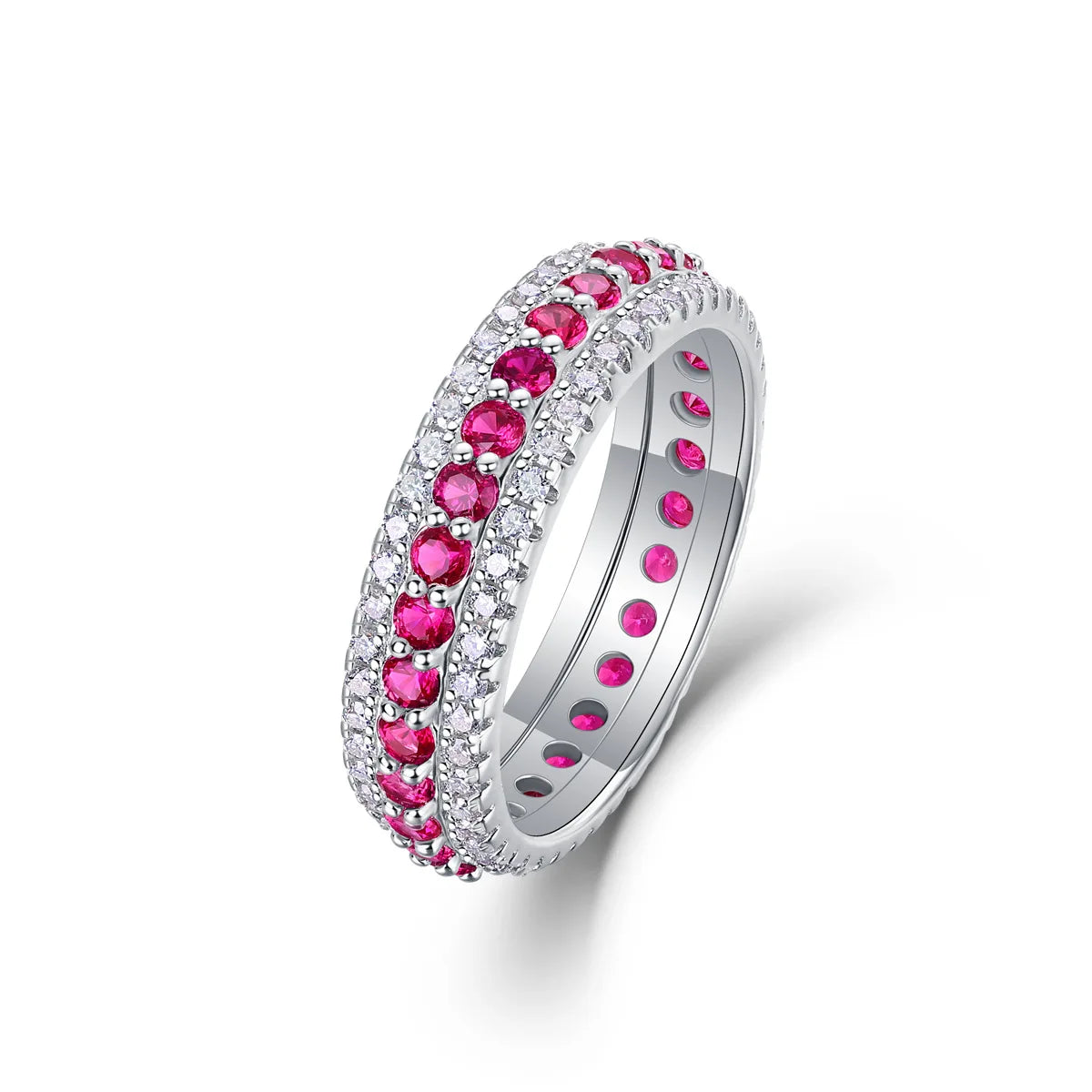 S925 Sterling Silver Moissanite Ring For Women Elegant Jewelry