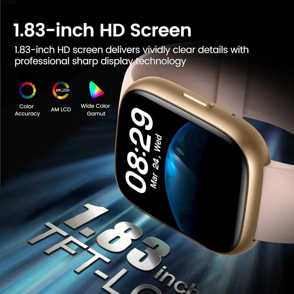 Smart Watch Fitness Tracker With Bluetooth Calling And Heart Rate