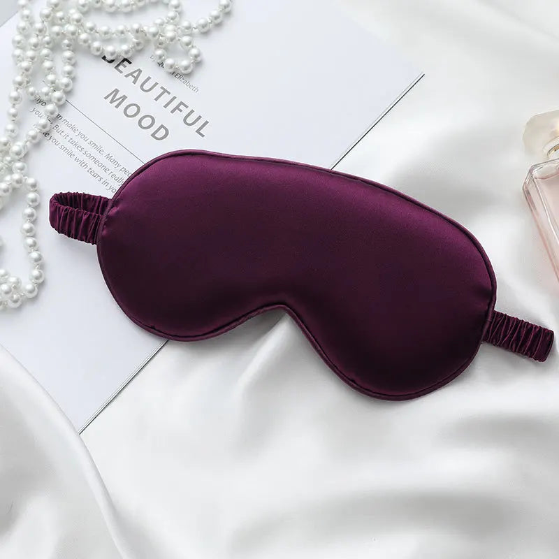Double Sided Silk Sleep Eye Mask Light Blocking Travel Breathable