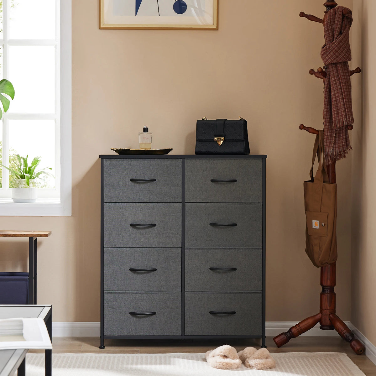 MCQ Fabric Storage Cabinet Modern Living Room Organizer