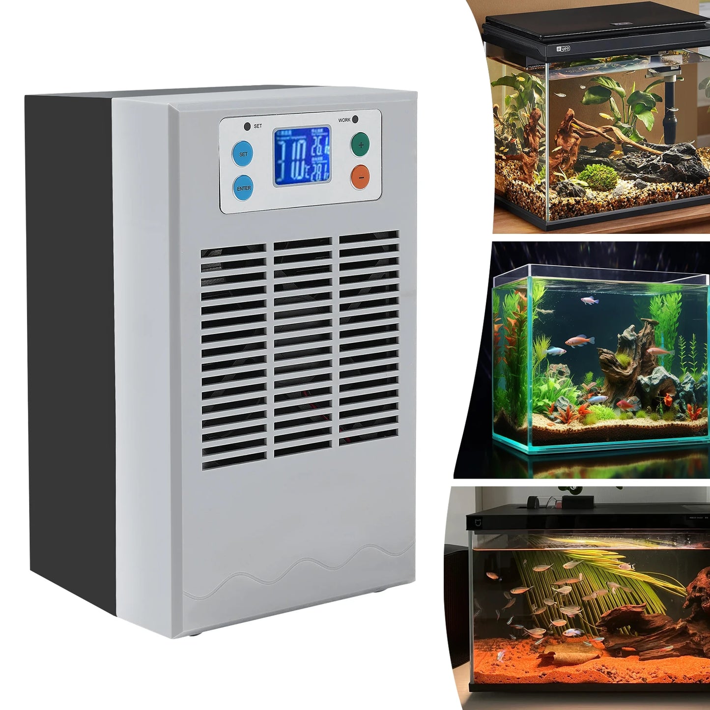 100W Fish Tank Water Heater And Chiller For Aquarium