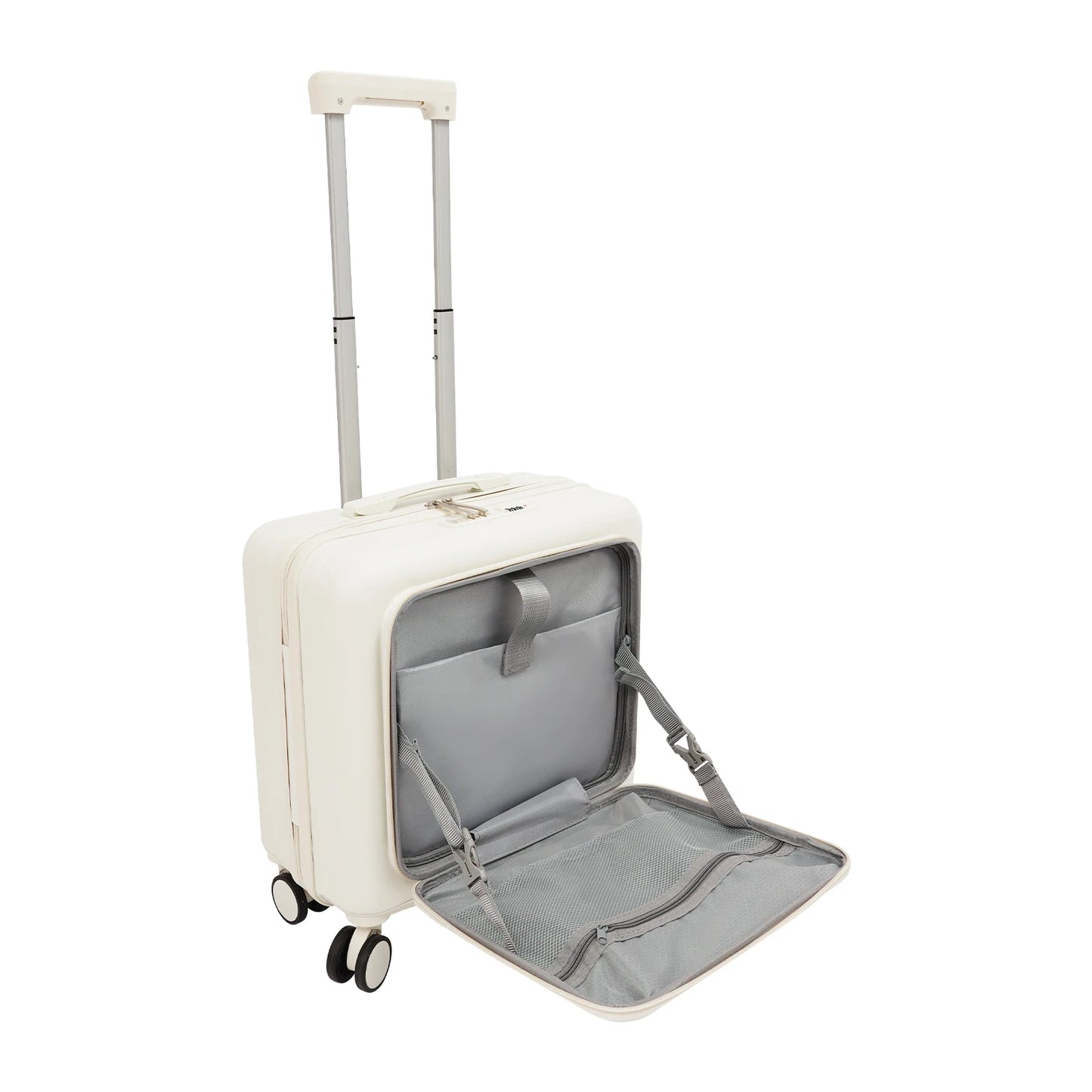 ABS Hardside Luggage With Front Compartment High Capacity Travel Case