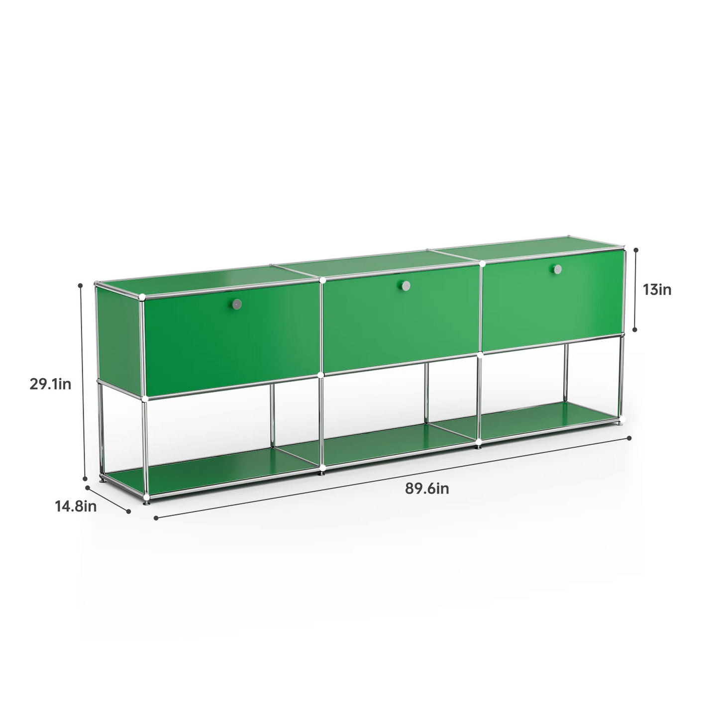Modern Stainless Steel Storage Cabinet For Living Room TV Stand