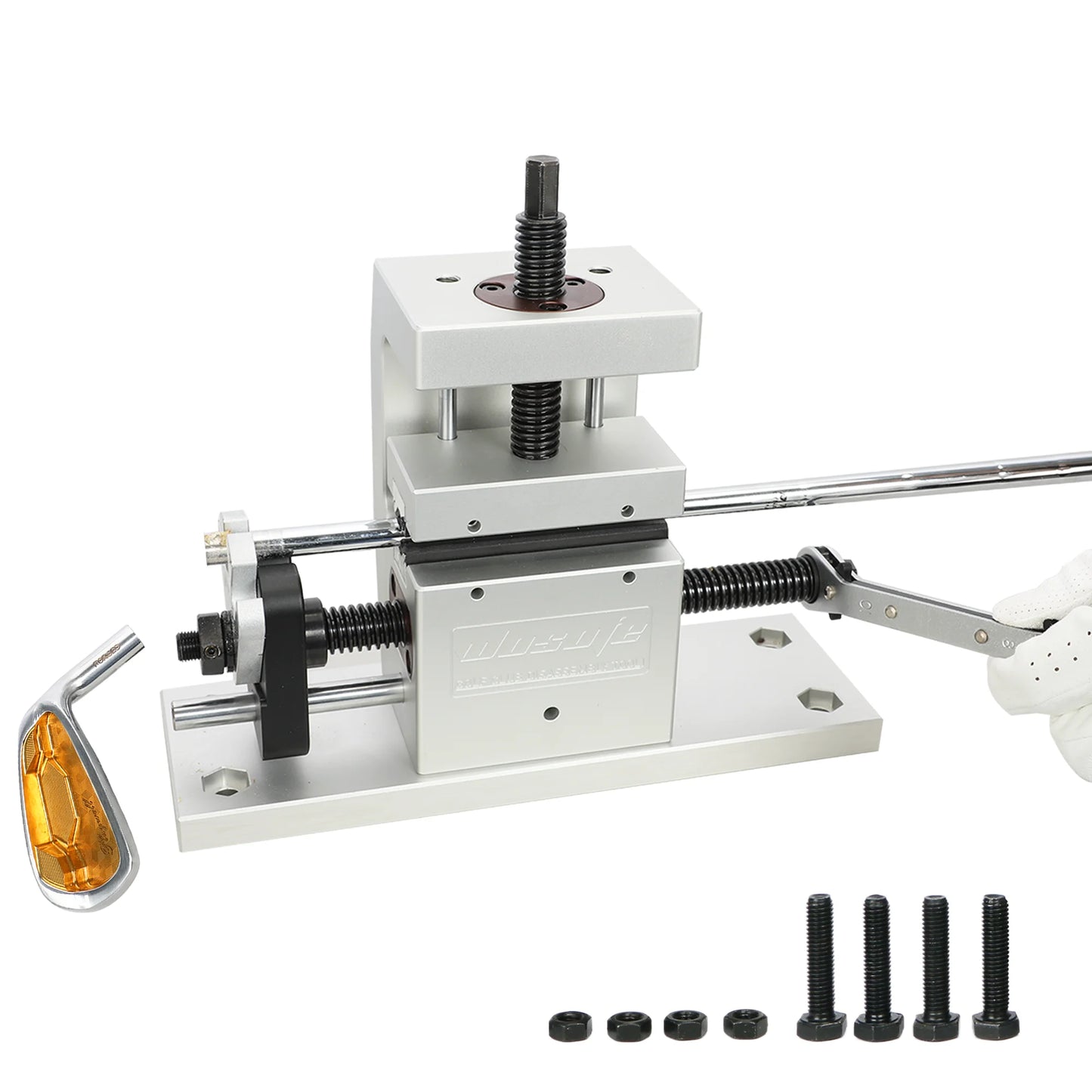 Wosofe Golf Shaft Puller And Clubhead Remover CNC Aluminum Alloy Tool