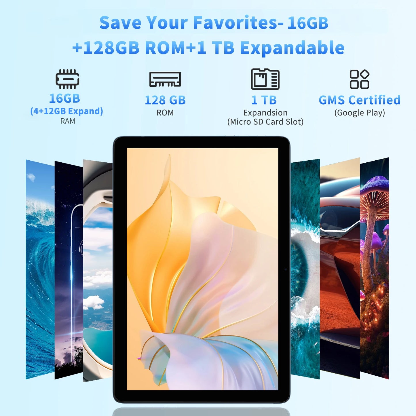 PRITOM Android Tablet With Keyboard And Stylus EightCore 5G WiFi