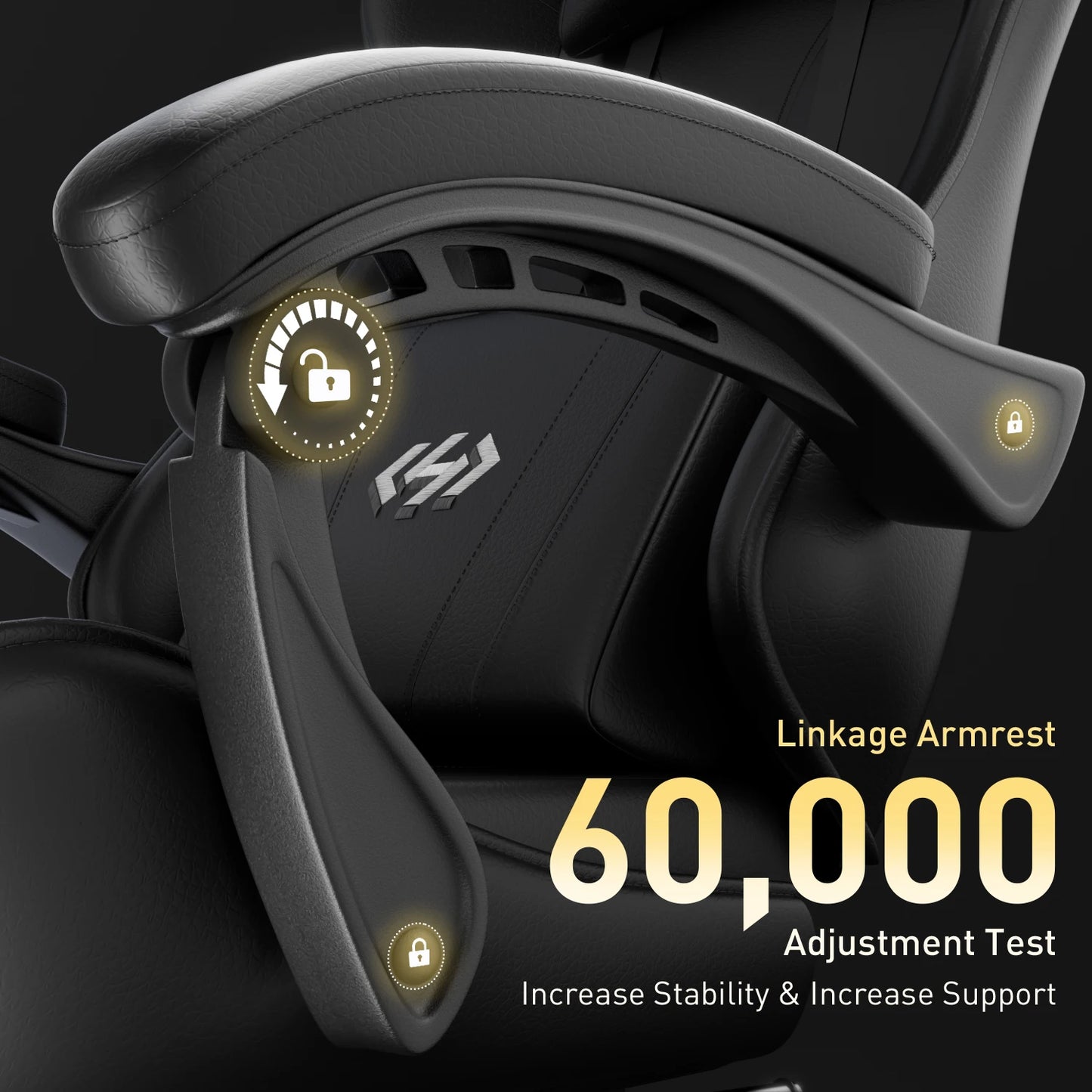 FRODROVIA Ergonomic Gaming Chair PU Leather Office Chair 360 Degree Swivel