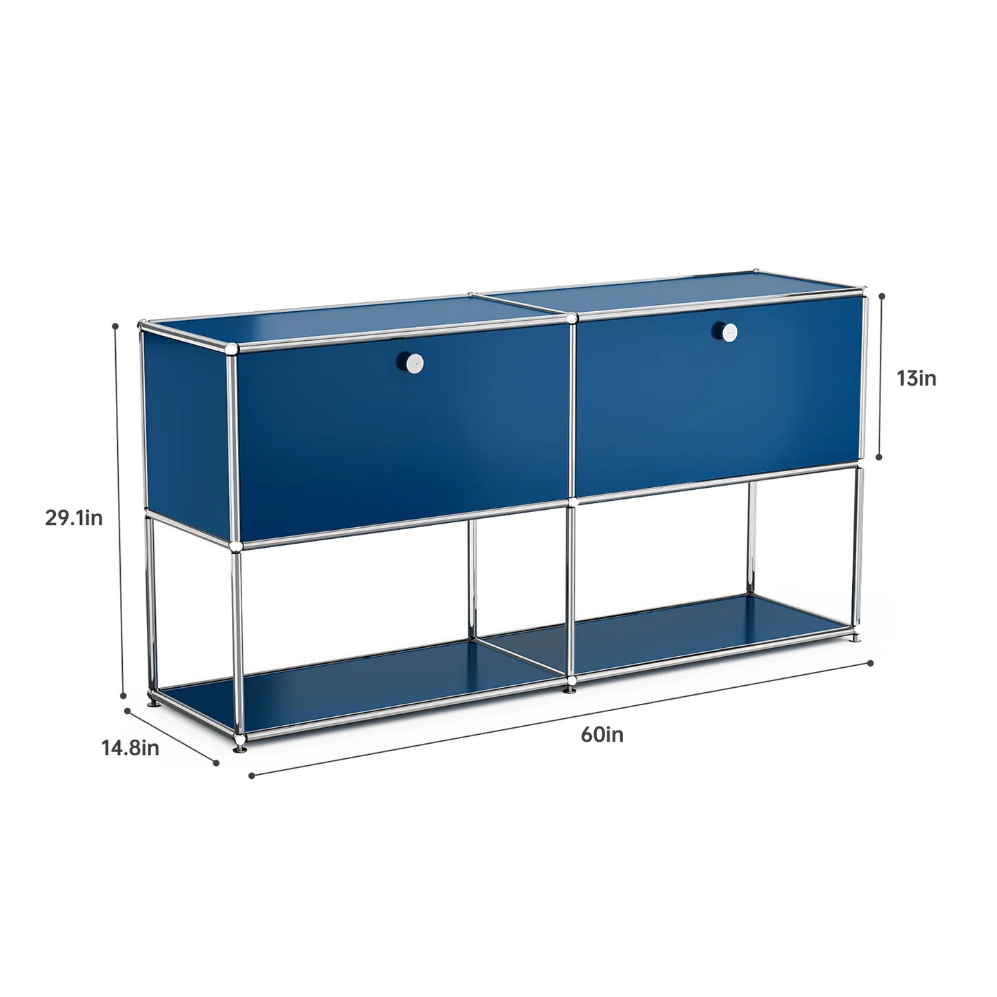 Modern Stainless Steel Storage Cabinet For Living Room TV Stand