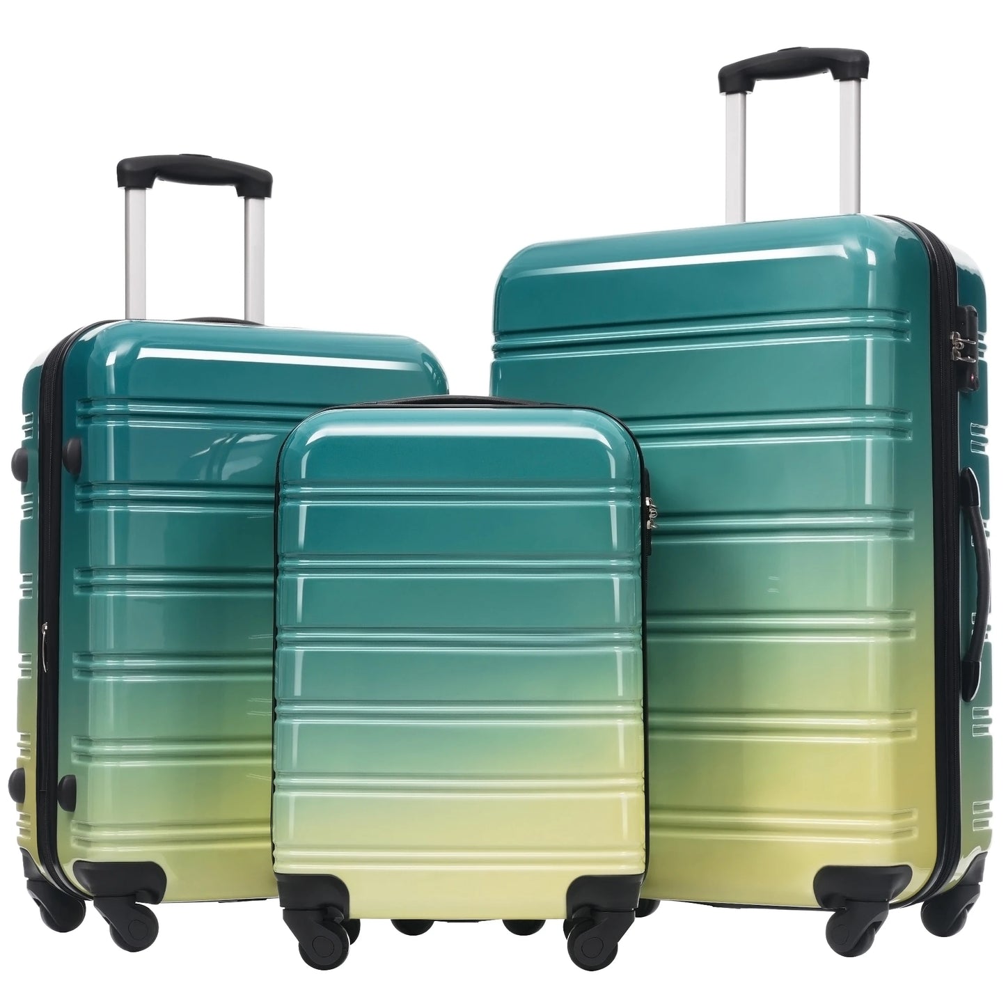 Hardshell Luggage Set 3 Piece Expandable Lightweight Spinner Wheels TSA Lock