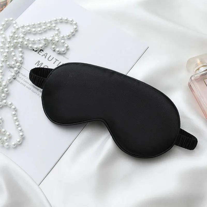 Double Sided Silk Sleep Eye Mask Light Blocking Travel Breathable