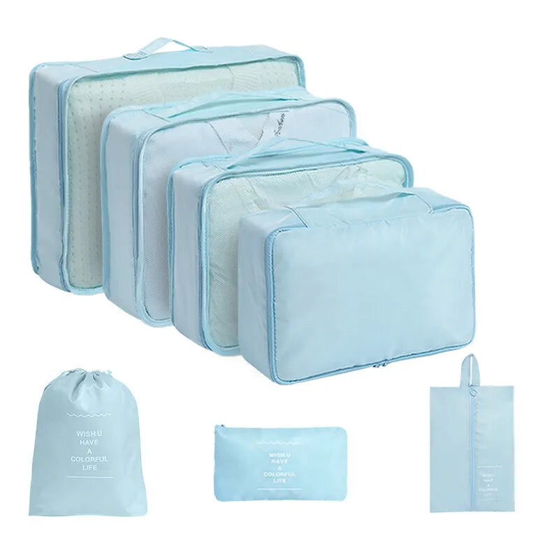 Travel Organizer Packing Cubes Set 7 To 11 Pcs Polyester Bags