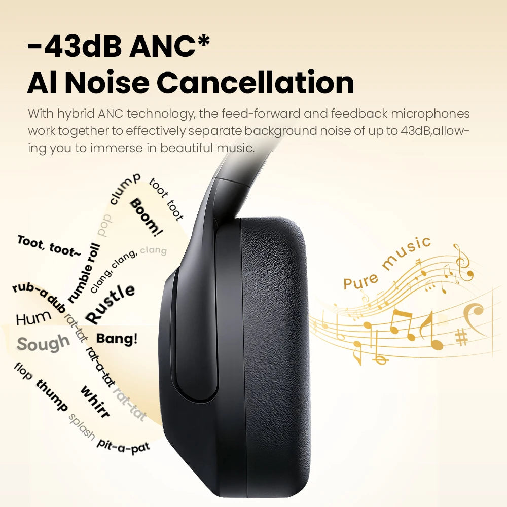 Haylou S30 Wireless Bluetooth Headphones With Adaptive Noise Cancellation