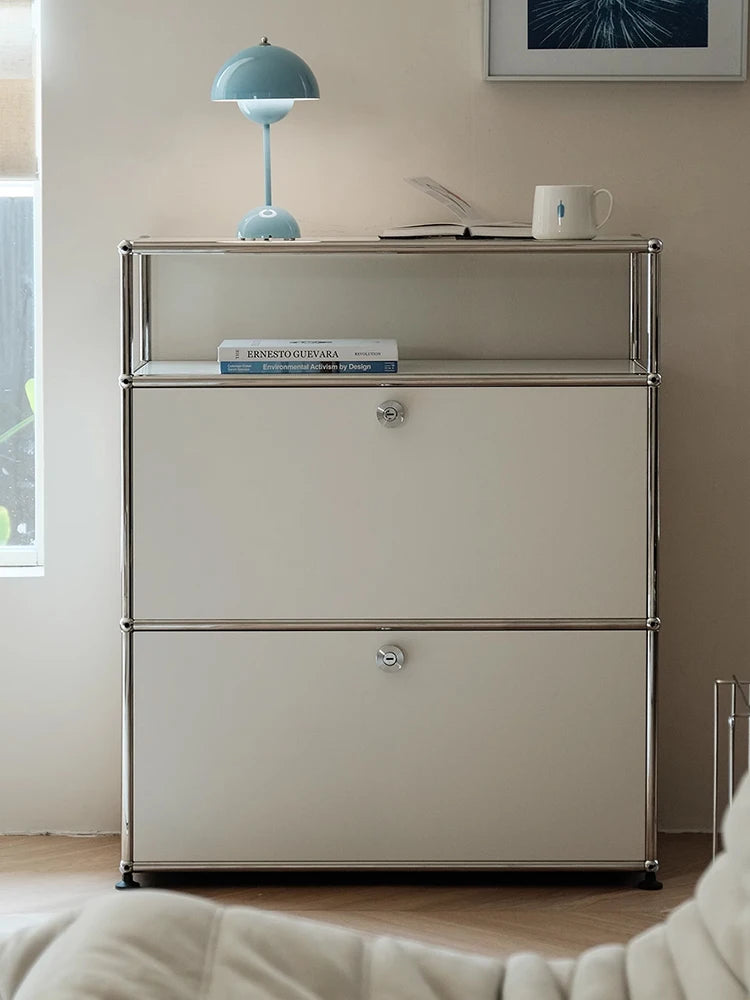 Bigcityfur TV Stand Storage Cabinet For Living Room Corner