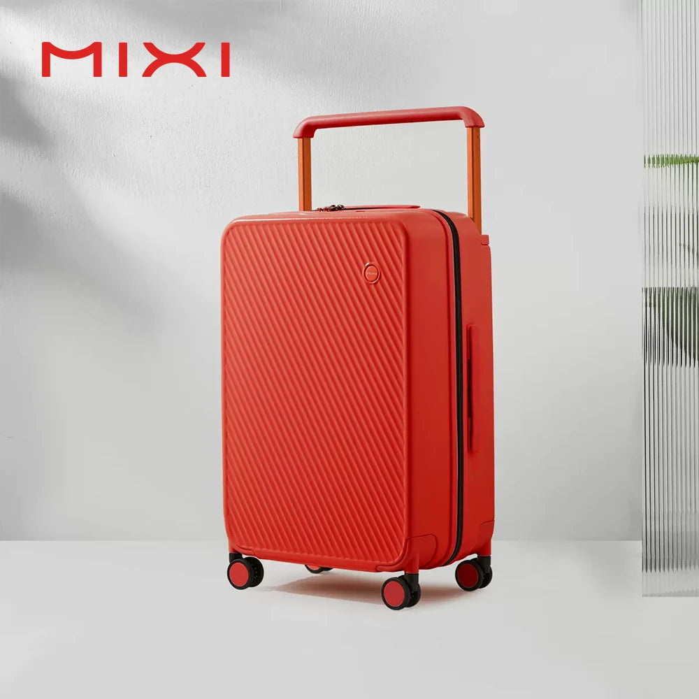 Mixi Gorgeous Wide Handle Hardside Suitcase Carry On Cabin Luggage