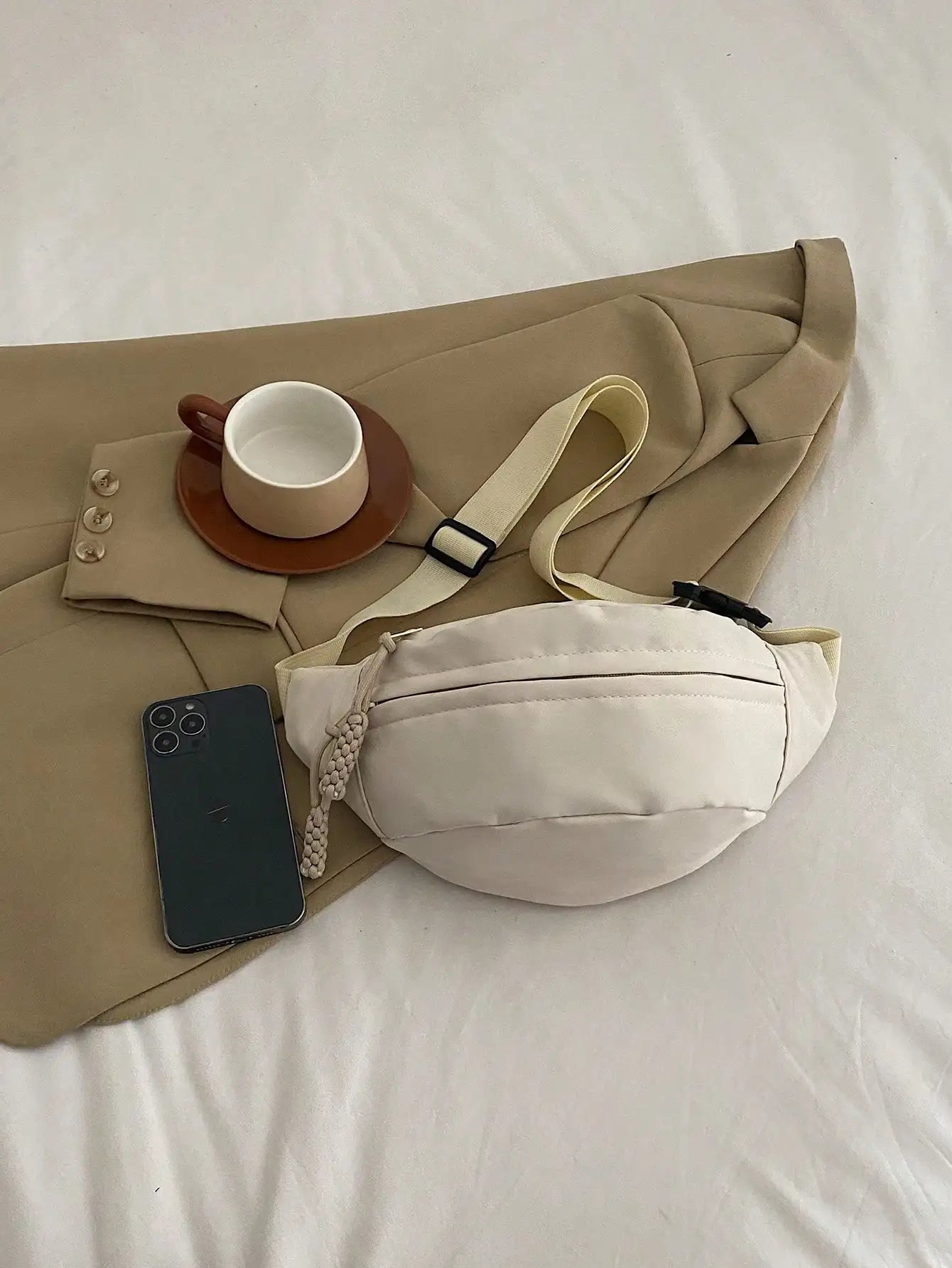 Women's Canvas Shoulder Bag Crossbody Purse For Outdoor Sports