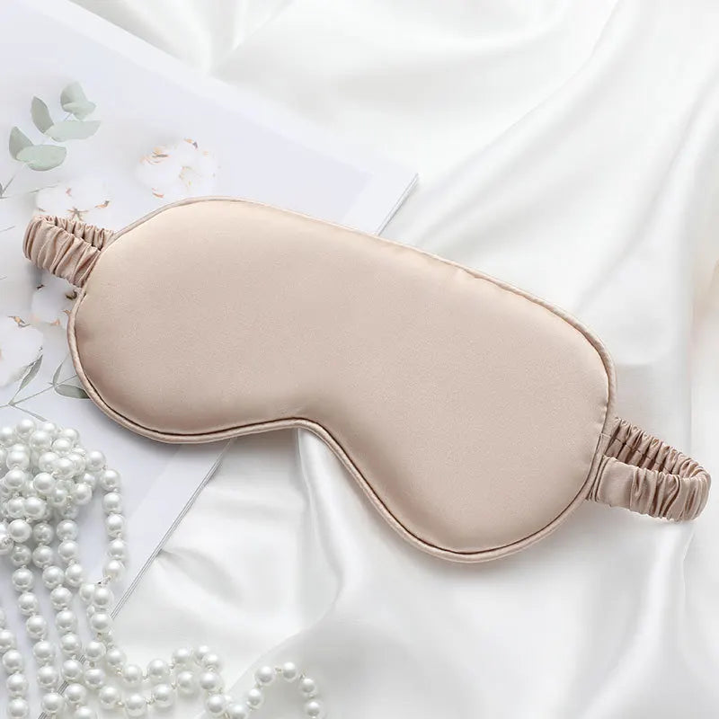 Double Sided Silk Sleep Eye Mask Light Blocking Travel Breathable