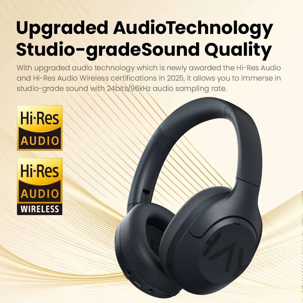 Haylou S30 Wireless Bluetooth Headphones With Adaptive Noise Cancellation