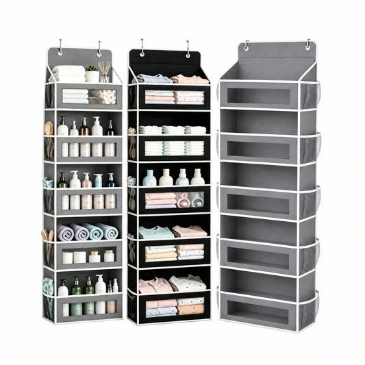 FF FINESSE THING Door Organizer Over The Door 5 Pockets