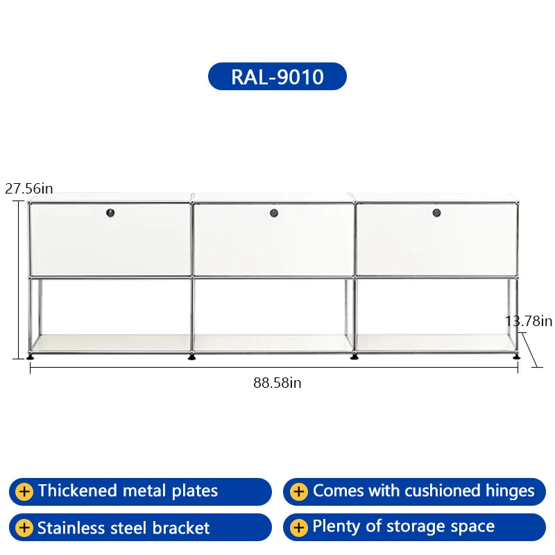 Bigcityfur TV Stand Storage Cabinet For Living Room Corner