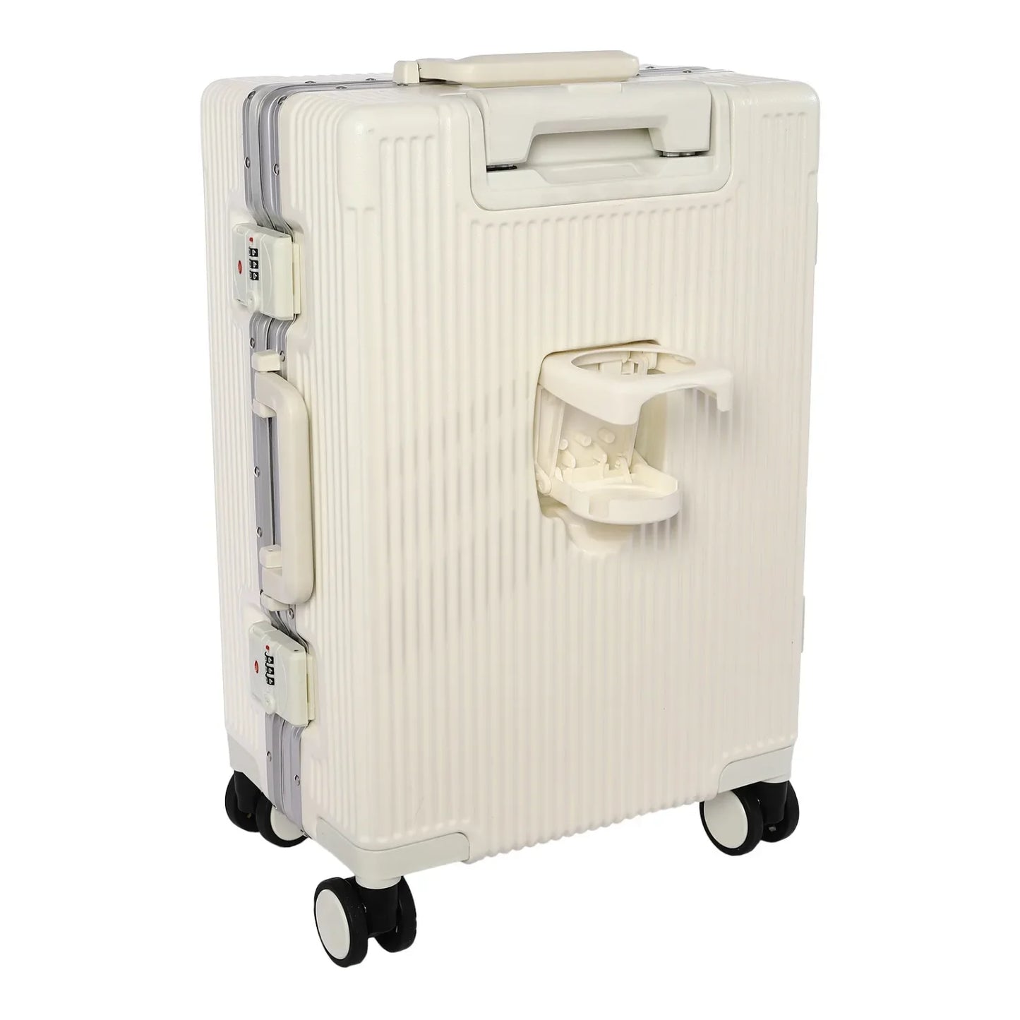 Portable Luggage Spinner Carry On With USB Charging Port