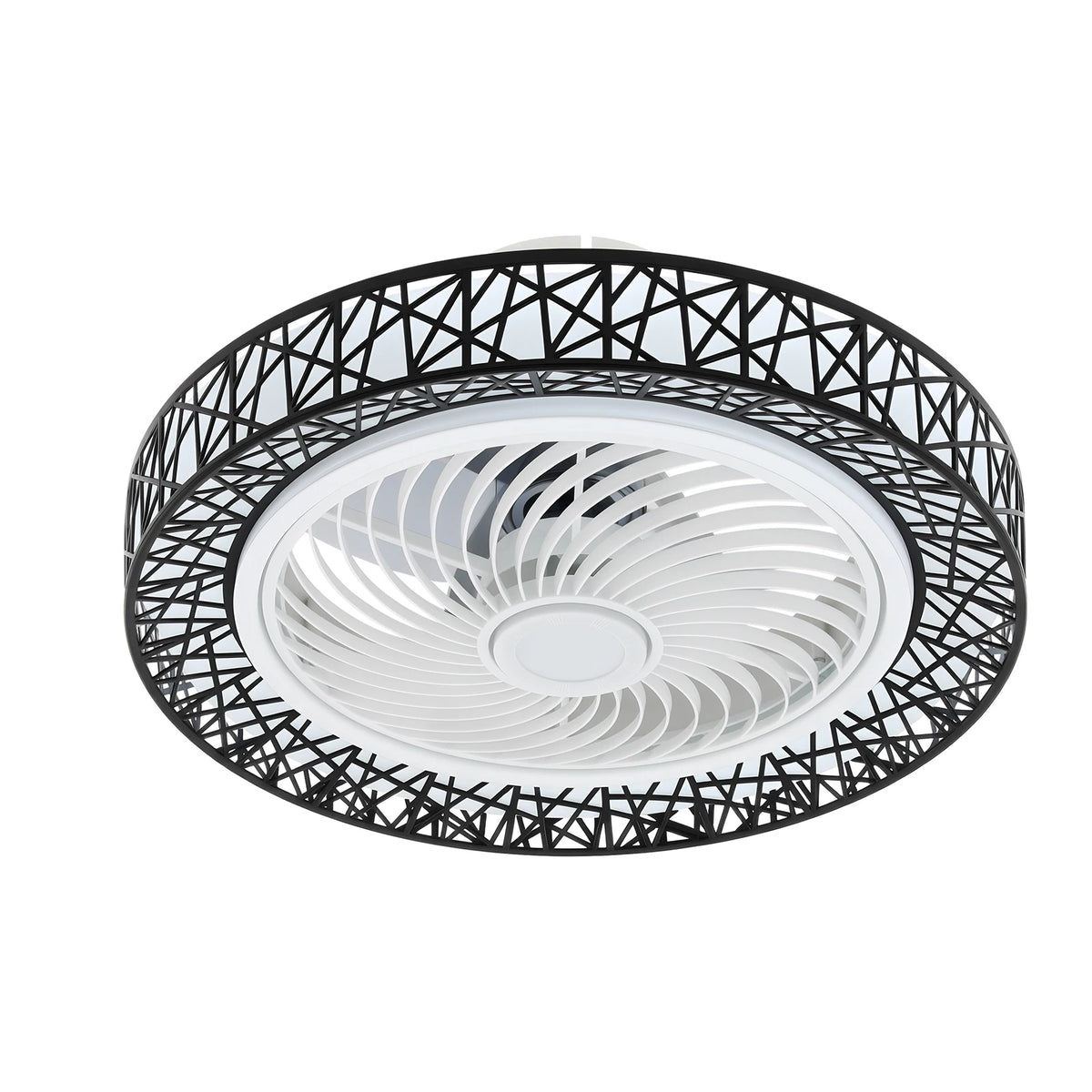 Bymaocar Modern Remote Control Ceiling Fan Light With LED Timer