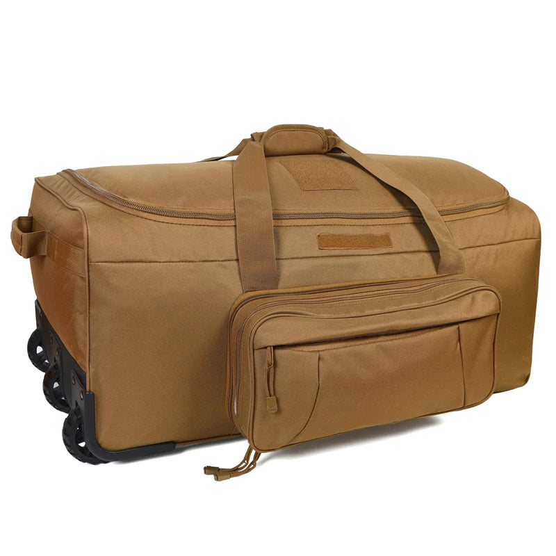 Q Tactical Rolling Duffel Bag for Travel and Camping Luggage