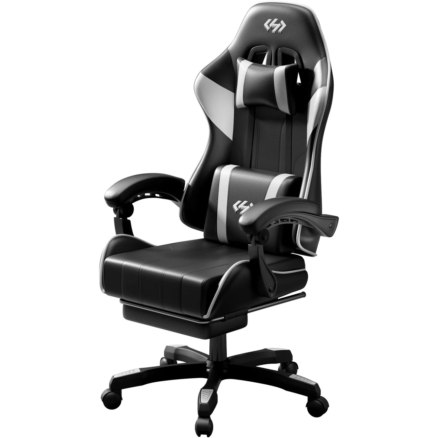 FRODROVIA Ergonomic Gaming Chair PU Leather Office Chair 360 Degree Swivel