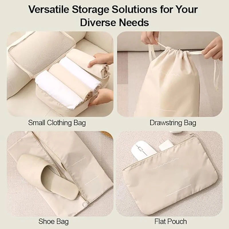 Travel Organizer Packing Cubes Set 7 To 11 Pcs Polyester Bags