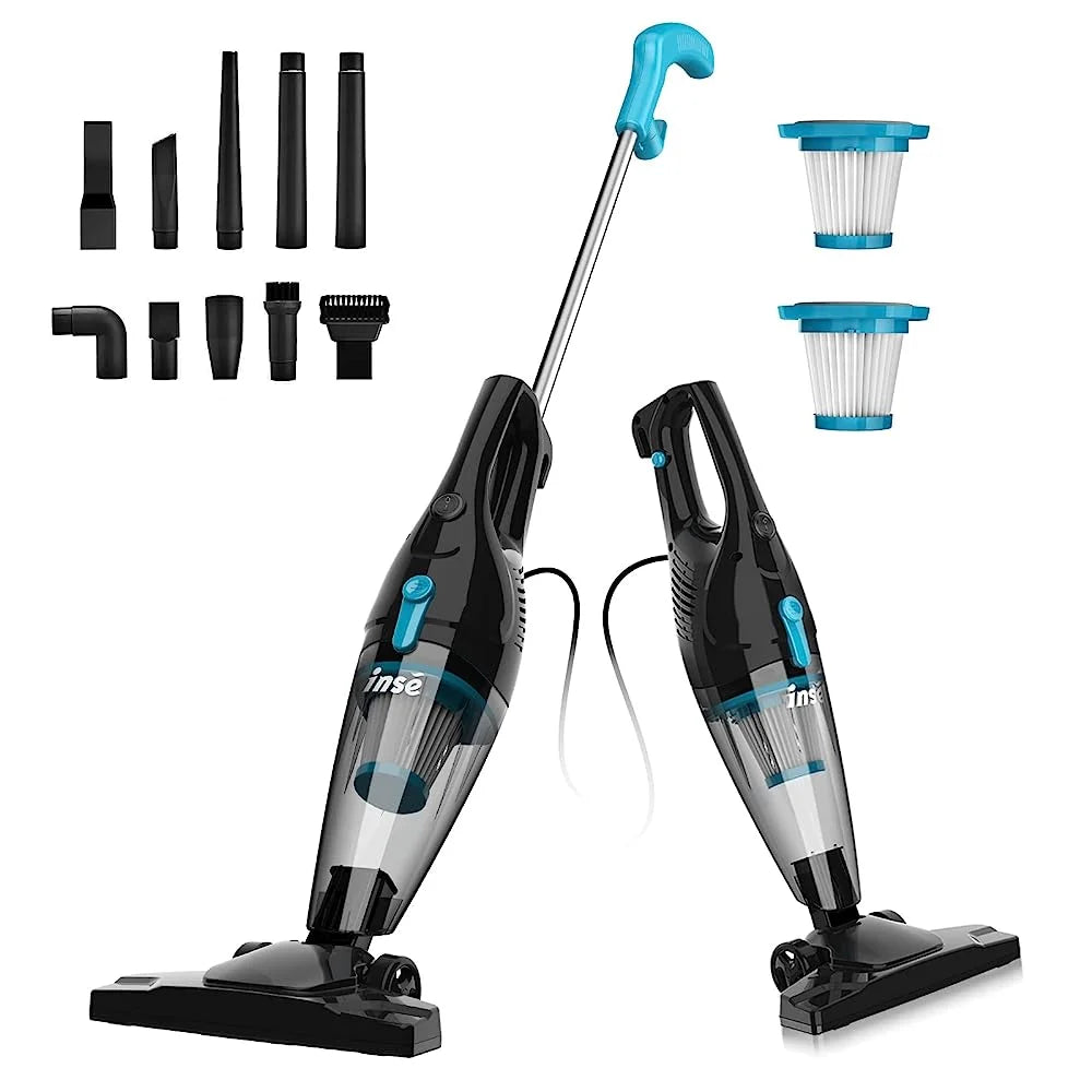 INSE Corded Vacuum Cleaner 600W 3In1 Hard Floor Pet Hair