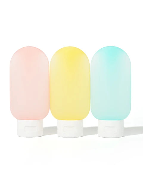 Refillable Travel Bottles Set For Cosmetics And Toiletries
